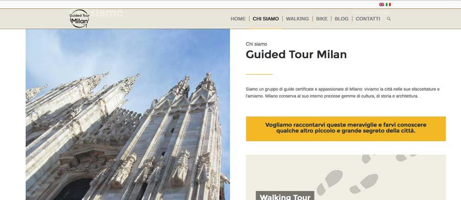 sito web guide turistiche milano