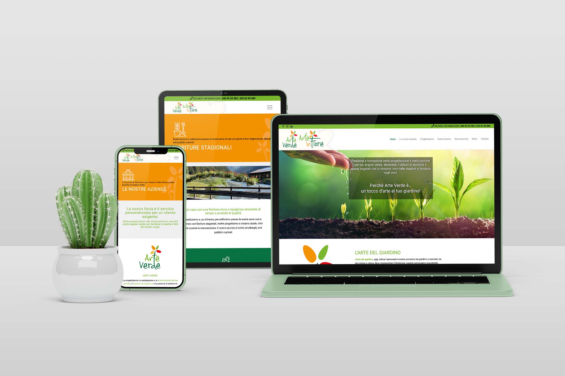 realizzazione siti web giardinieri